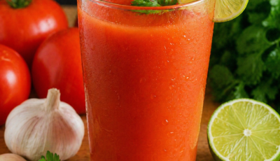 Fresh Tomato and Lime Drink
