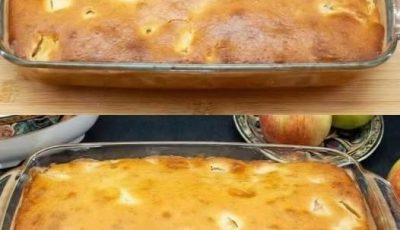 Soft & Spiced Apple Pie Cake