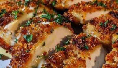 Garlic Parmesan Crusted Chicken