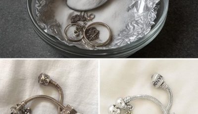 How to clean blackened silver to make it look like new again