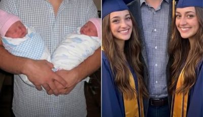 My wife left our newborn twins behind—18 years later, she showed up at their graduation, unprepared for what they had to say