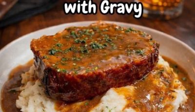 Meatloaf and Mashed Potatoes with Gravy