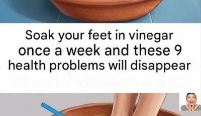 This simple weekly habit with vinegar could improve the comfort of your feet