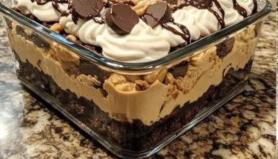 Heaven in a Bowl (Peanut Butter Brownie Trifle)