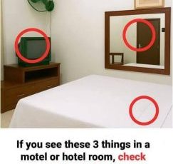 If you see these 3 things in a motel or hotel room, check out immediately