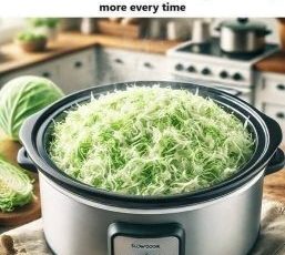 Dump cabbage and these ingredients in slow cooker for a meal guests will crave over and and over