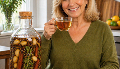 Garlic Oregano Cinnamon Tea