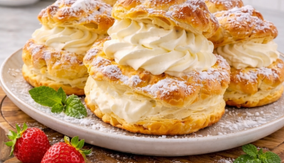 Easy Homemade Cream Puffs