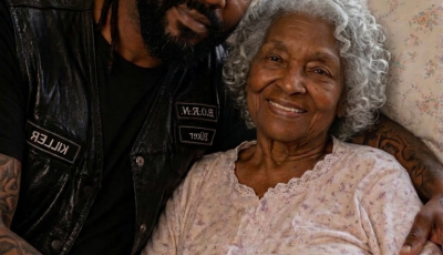 My 81-Year-Old Mother Hired a Tattoo-Covered Biker as Her Caregiver — When I Discovered the Reason, My Legs Nearly Gave Out on the Spot