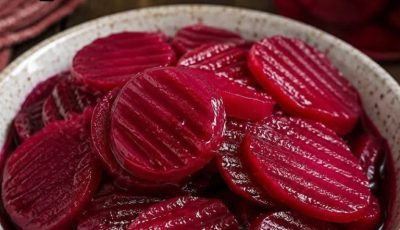 Homemade Marinated Beets