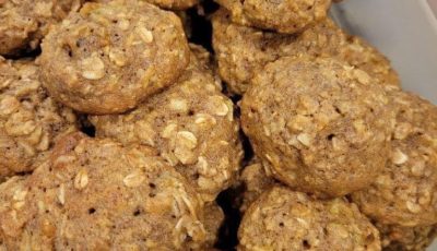 Fresh Apple Oatmeal Cookies