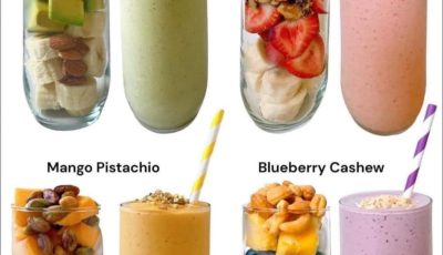 4 Smoothies to enjoy with different kind of nuts