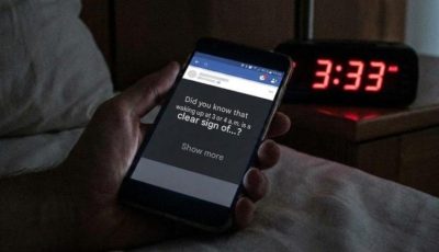 Did you know that waking up at 3 or 4 a.m. is a clear sign of…?