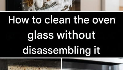 Goodbye to baked-on grease: how to clean the inside of your oven glass without unscrewing anything