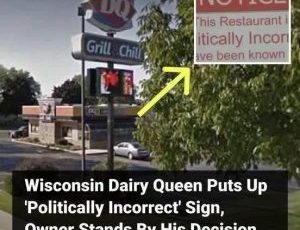 A Dairy Queen store is in serious trouble after posting this controversial sign. What makes it even worse for some people? The owner refuses to apologize for itSee more in 1st comment