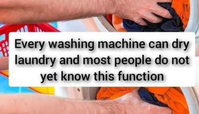 Every washing machine can dry laundry and most people do not yet know this function