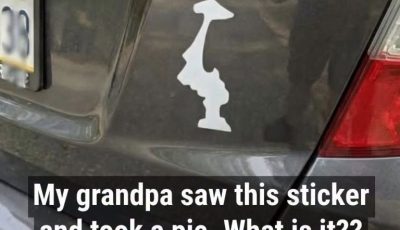 My Grandpa Was Baffled by This Car Sticker: Here is the “Mystery” Solved