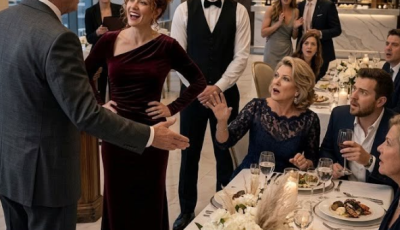 My Mother-In-Law Organized A Dinner At A Luxury Restaurant, But When I Arrived, There Was No Seat Booked For Me. She Snickered, “Maybe An Economy Place Suits You Better!” I Burst Into Laughter And Asked The Owner For A Seat, Because The Owner Was…