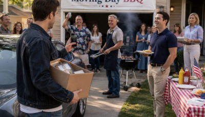 My Father Threw a Backyard BBQ to Celebrate Kicking Me Out, Hung a “Goodbye, Freeloader” Banner Over the Garage, and Let My Brother Throw a Hot Dog at My Car — I Said Nothing, Took One Photo, and Two Weeks Later They Were Begging Me to Come Back